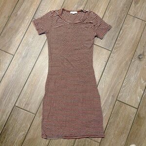 Long striped dress